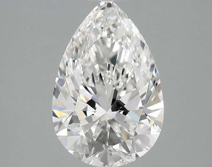 1.87 Carat Pear Shaped Excellent Cut VVS2 IGI Certified Lab Grown Diamond