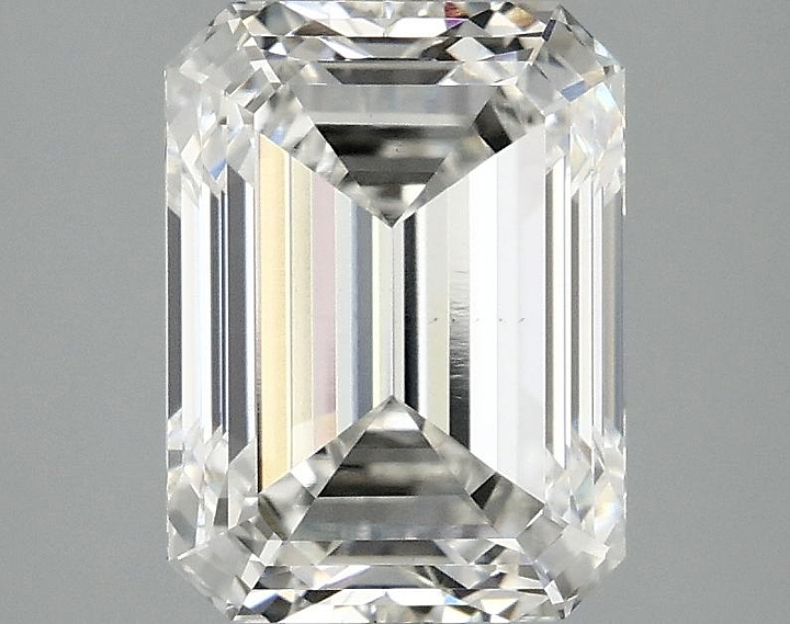 3.05 Carat Emerald Shaped Excellent Cut VS1 IGI Certified Lab Grown Diamond