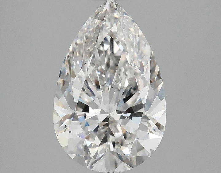 2.5 Carat Pear Shaped Ideal Cut VS2 IGI Certified Lab Grown Diamond