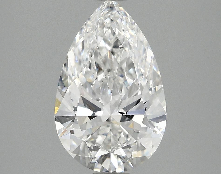 2.02 Carat Pear Shaped Ideal Cut VVS2 IGI Certified Lab Grown Diamond