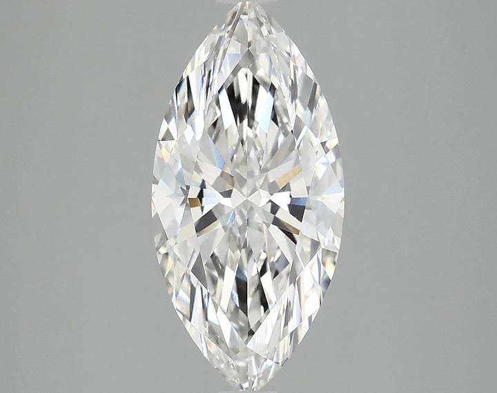 2.07 Carat Marquise Shaped Excellent Cut VVS2 IGI Certified Lab Grown Diamond