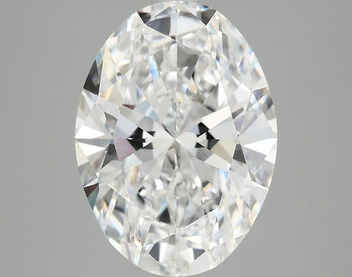 3.9 Carat Oval Shaped Excellent Cut SI1 IGI Certified Lab Grown Diamond
