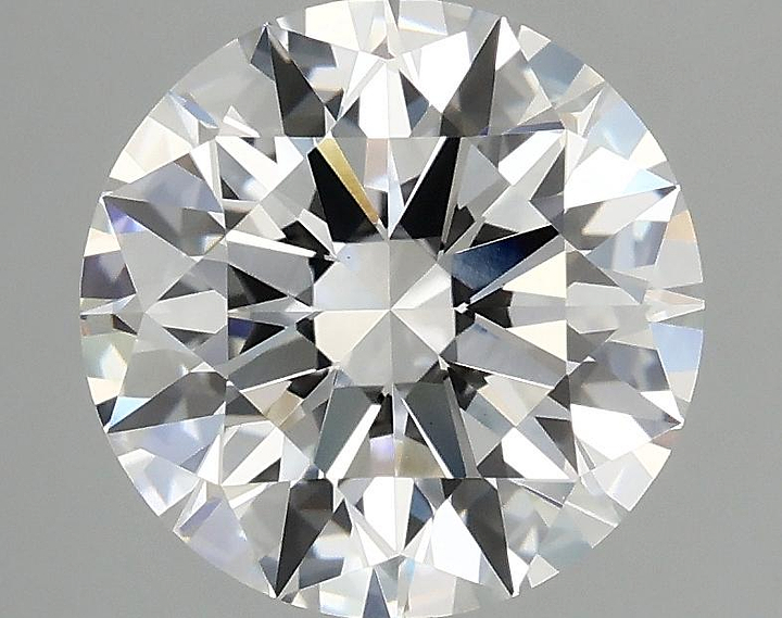 3.09 Carat Round Shaped Ideal Cut VVS2 IGI Certified Lab Grown Diamond