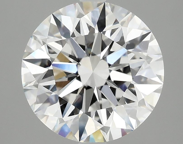 3.09 Carat Round Shaped Ideal Cut VVS2 IGI Certified Lab Grown Diamond