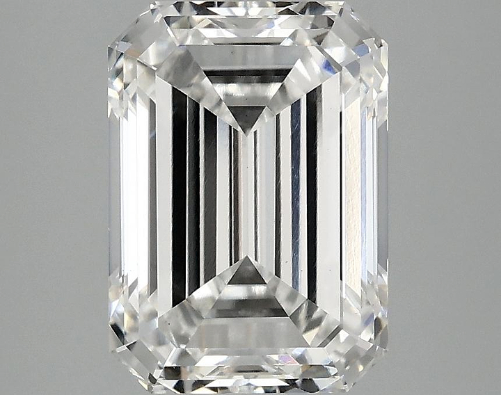 2.98 Carat Emerald Shaped Ideal Cut VS1 IGI Certified Lab Grown Diamond