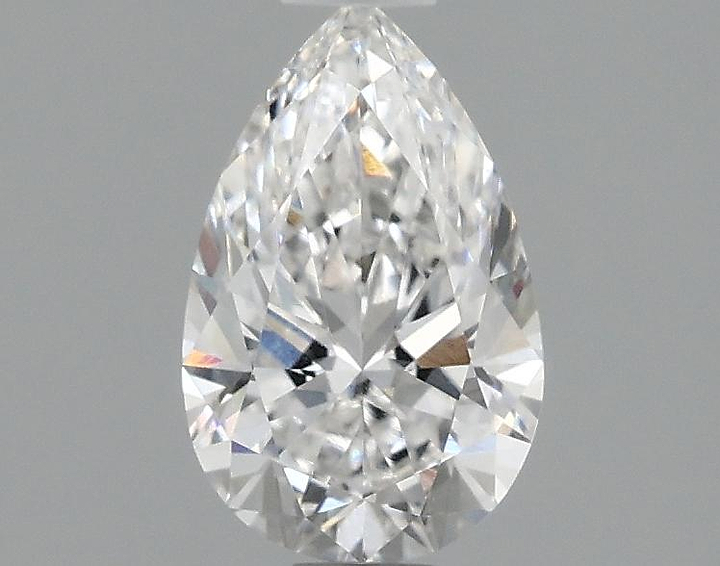 0.97 Carat Pear Shaped Ideal Cut VVS2 IGI Certified Lab Grown Diamond