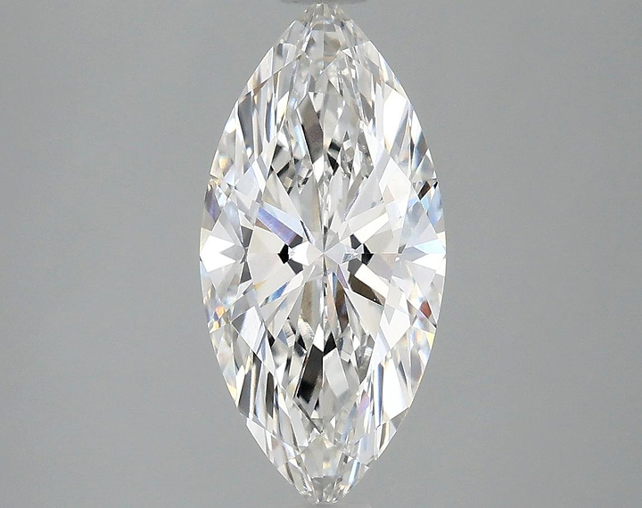 2.03 Carat Marquise Shaped Excellent Cut VVS2 IGI Certified Lab Grown Diamond