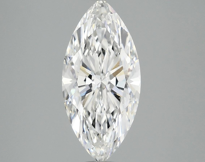 2.06 Carat Marquise Shaped Excellent Cut VVS2 IGI Certified Lab Grown Diamond