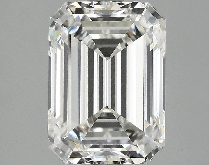 3.03 Carat Emerald Shaped Excellent Cut VVS2 IGI Certified Lab Grown Diamond