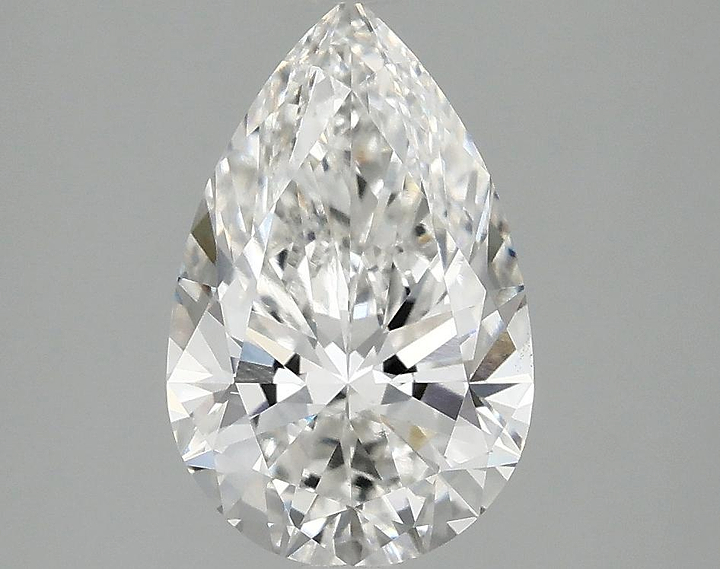 2.05 Carat Pear Shaped Ideal Cut VS1 IGI Certified Lab Grown Diamond