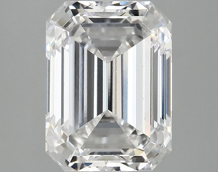 3.06 Carat Emerald Shaped Excellent Cut VS1 IGI Certified Lab Grown Diamond