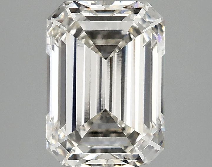 2.53 Carat Emerald Shaped Excellent Cut VVS2 IGI Certified Lab Grown Diamond