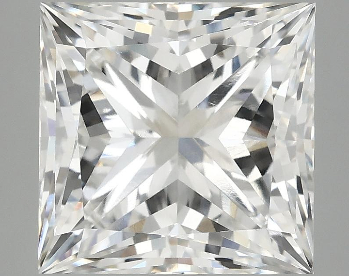 5.1 Carat Princess Shaped Ideal Cut VVS2 IGI Certified Lab Grown Diamond