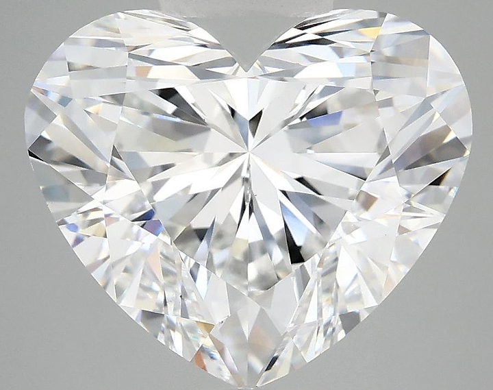 5.1 Carat Heart Shaped Excellent Cut VS1 IGI Certified Lab Grown Diamond