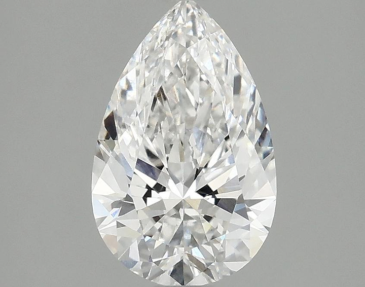 1.57 Carat Pear Shaped Ideal Cut VS1 IGI Certified Lab Grown Diamond