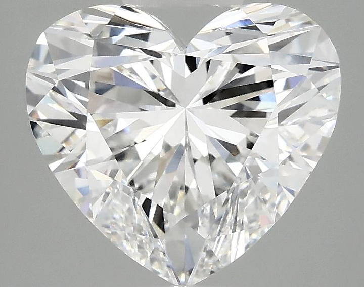 3.02 Carat Heart Shaped Ideal Cut VVS2 IGI Certified Lab Grown Diamond