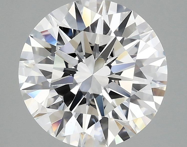 2.57 Carat Round Shaped Ideal Cut VVS2 IGI Certified Lab Grown Diamond