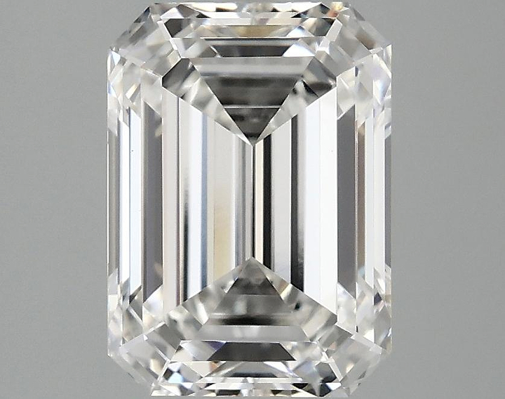 3.08 Carat Emerald Shaped Excellent Cut VS1 IGI Certified Lab Grown Diamond