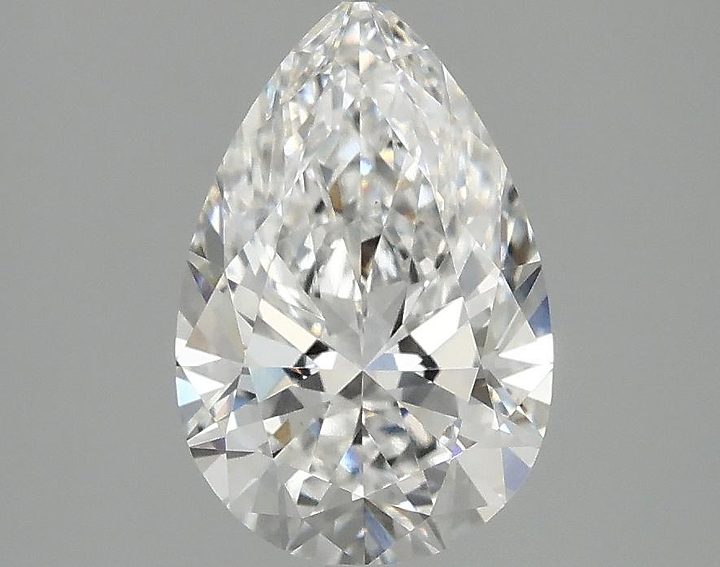1.74 Carat Pear Shaped Excellent Cut VS1 IGI Certified Lab Grown Diamond