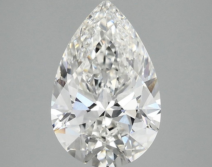 3.0 Carat Pear Shaped Excellent Cut VVS2 IGI Certified Lab Grown Diamond