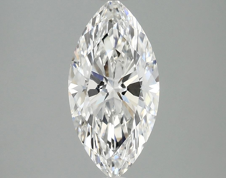 2.08 Carat Marquise Shaped Ideal Cut VVS2 IGI Certified Lab Grown Diamond