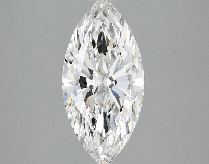 2.06 Carat Marquise Shaped Excellent Cut VVS2 IGI Certified Lab Grown Diamond