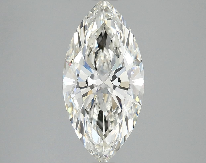 2.51 Carat Marquise Shaped Ideal Cut VVS2 IGI Certified Lab Grown Diamond