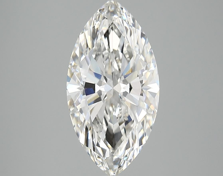 3.03 Carat Marquise Shaped Ideal Cut VVS2 IGI Certified Lab Grown Diamond
