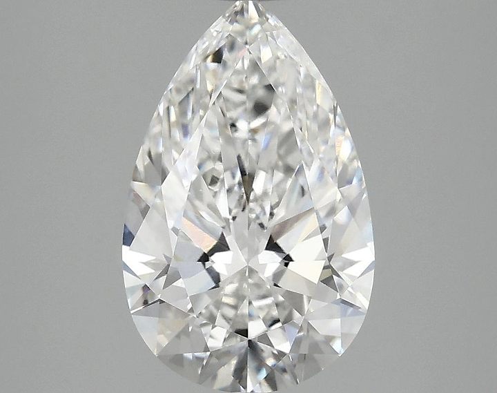 2.5 Carat Pear Shaped Ideal Cut VS1 IGI Certified Lab Grown Diamond
