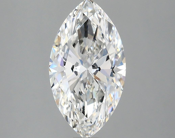 2.07 Carat Marquise Shaped Excellent Cut VVS2 IGI Certified Lab Grown Diamond