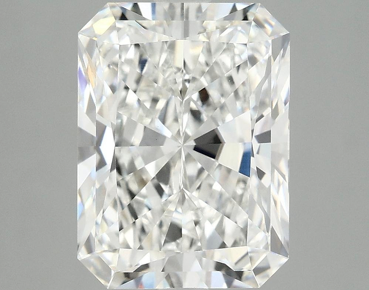 4.07 Carat Radiant Shaped Excellent Cut VVS2 IGI Certified Lab Grown Diamond