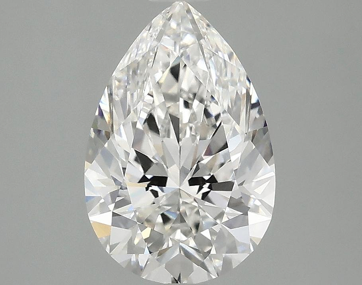 1.98 Carat Pear Shaped Excellent Cut VVS2 IGI Certified Lab Grown Diamond