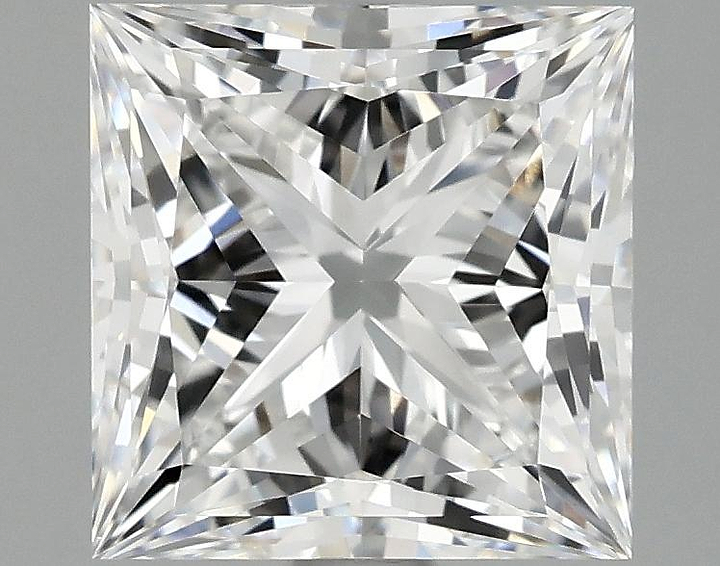 2.01 Carat Princess Shaped Ideal Cut VVS2 IGI Certified Lab Grown Diamond