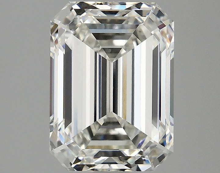 3.04 Carat Emerald Shaped Excellent Cut VVS2 IGI Certified Lab Grown Diamond