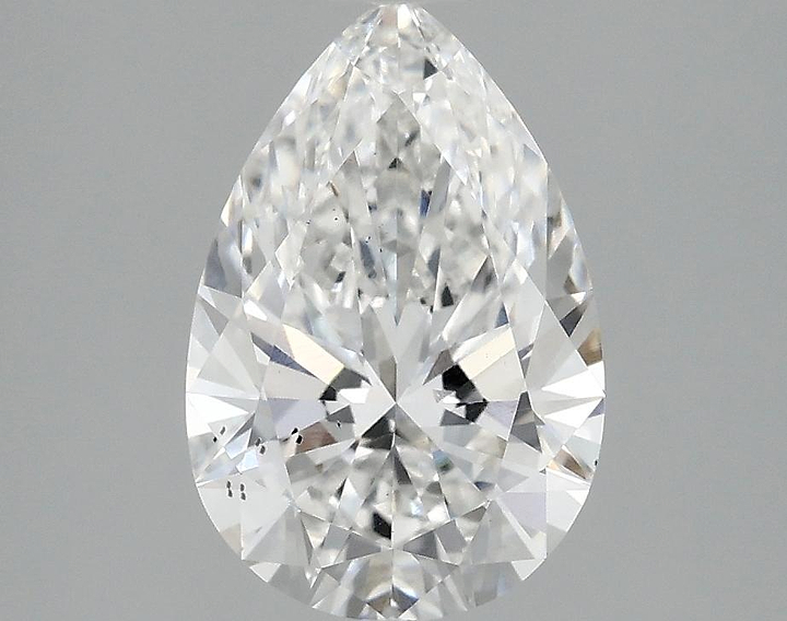 2.08 Carat Pear Shaped Excellent Cut SI1 IGI Certified Lab Grown Diamond