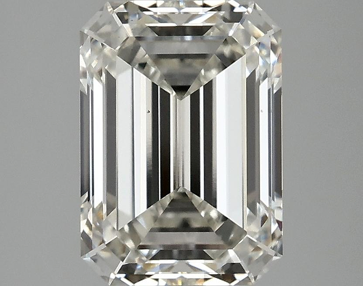 3.09 Carat Emerald Shaped Ideal Cut VS1 IGI Certified Lab Grown Diamond