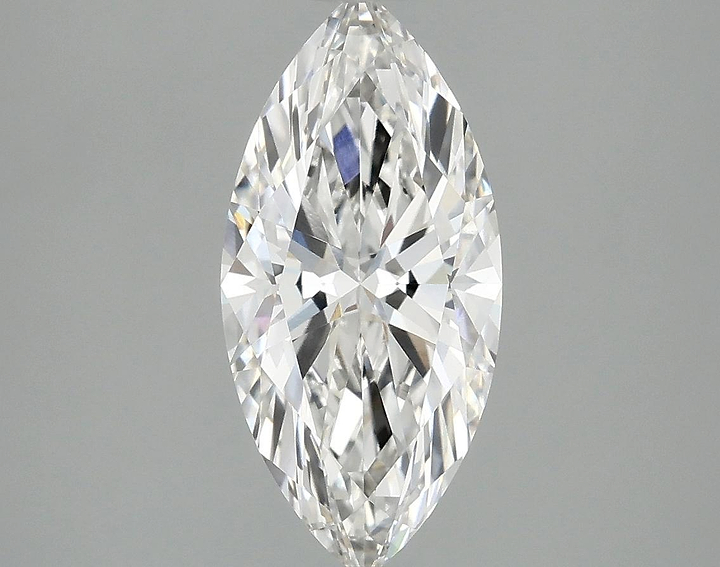 2.08 Carat Marquise Shaped Excellent Cut VVS2 IGI Certified Lab Grown Diamond