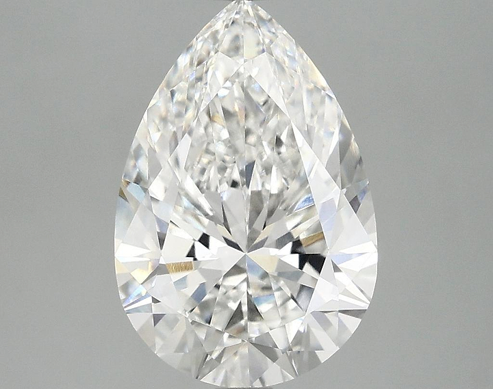 3.03 Carat Pear Shaped Excellent Cut VVS2 IGI Certified Lab Grown Diamond