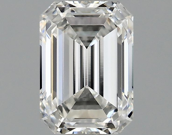 1.08 Carat Emerald Shaped Ideal Cut VVS2 IGI Certified Lab Grown Diamond