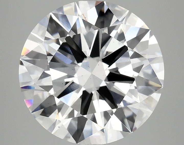 7.55 Carat Round Shaped Excellent Cut VS2 IGI Certified Lab Grown Diamond