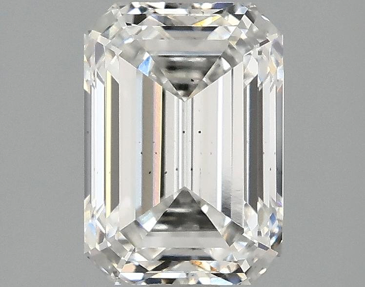 1.98 Carat Emerald Shaped Ideal Cut VS2 IGI Certified Lab Grown Diamond