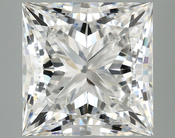4.78 Carat Princess Shaped Ideal Cut VS1 IGI Certified Lab Grown Diamond