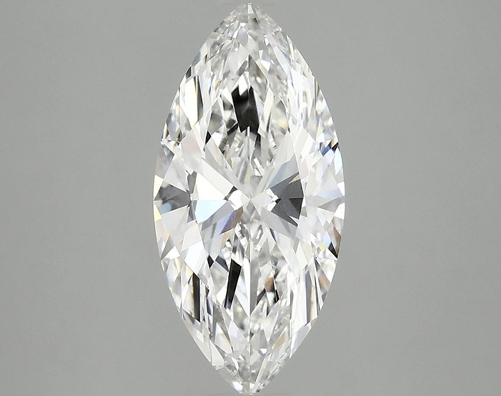 2.07 Carat Marquise Shaped Excellent Cut VVS2 IGI Certified Lab Grown Diamond