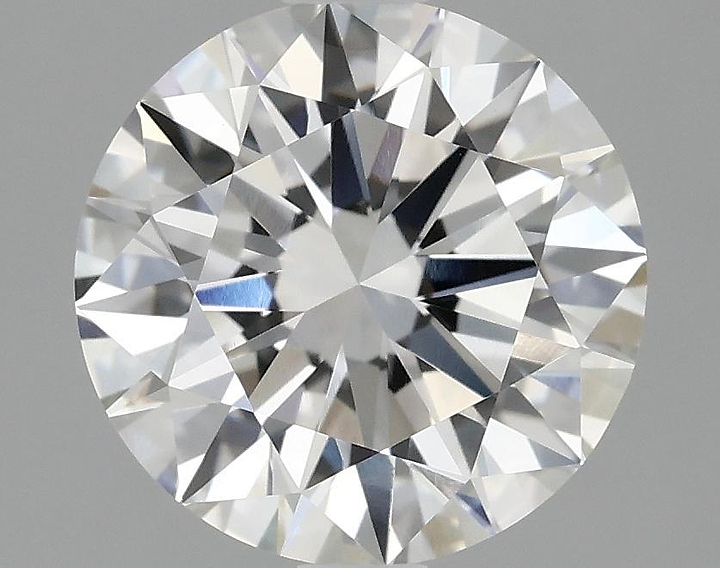 2.07 Carat Round Shaped Ideal Cut VVS2 IGI Certified Lab Grown Diamond