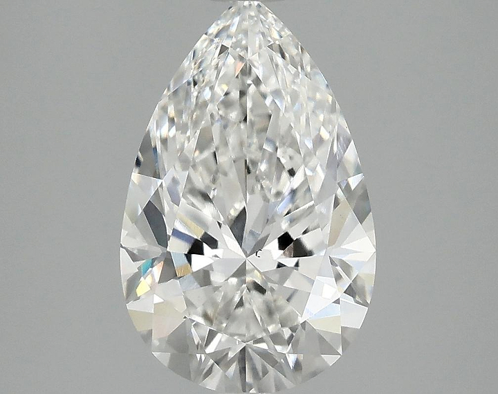 2.52 Carat Pear Shaped Ideal Cut VS2 IGI Certified Lab Grown Diamond