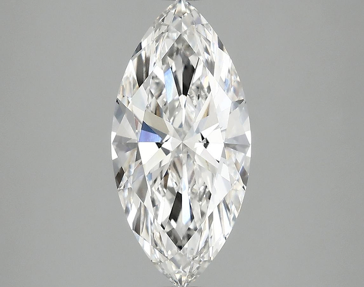 2.0 Carat Marquise Shaped Excellent Cut VVS1 IGI Certified Lab Grown Diamond