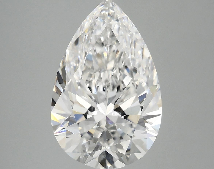 4.03 Carat Pear Shaped Ideal Cut VS1 IGI Certified Lab Grown Diamond