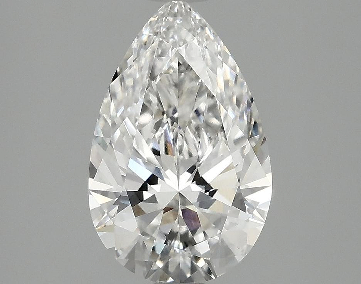 2.04 Carat Pear Shaped Ideal Cut VVS2 IGI Certified Lab Grown Diamond