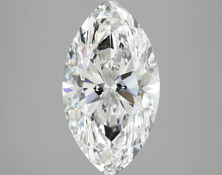 3.01 Carat Marquise Shaped Excellent Cut VVS2 IGI Certified Lab Grown Diamond
