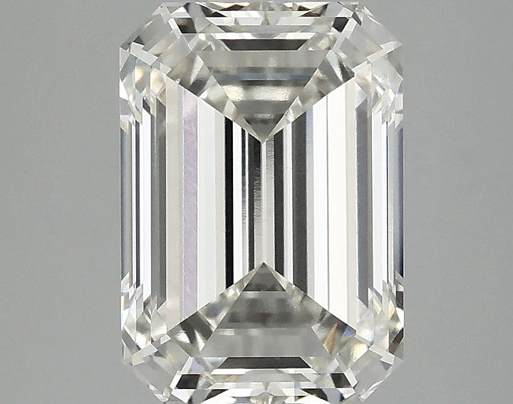 3.1 Carat Emerald Shaped Ideal Cut VVS2 IGI Certified Lab Grown Diamond
